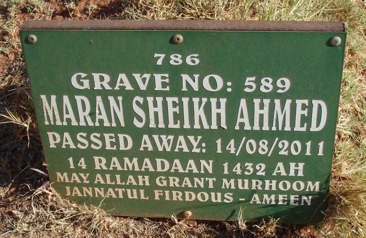 AHMED Maran Sheikh -2011