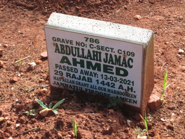 AHMED Abdullahi Jamac -2021