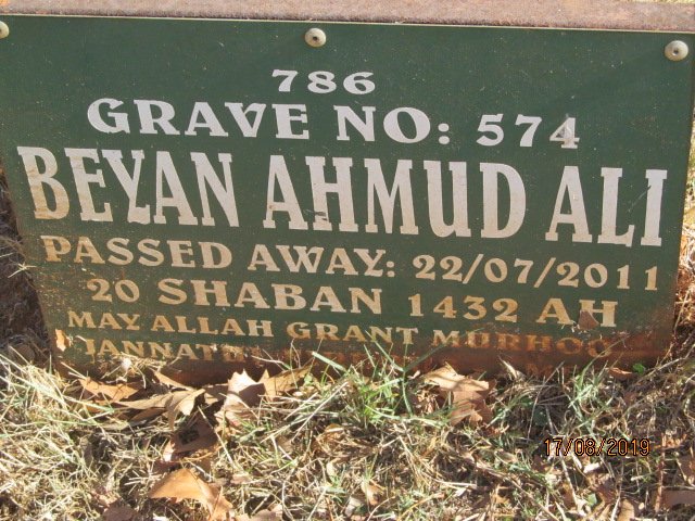 ALI Beyan Ahmud -2011