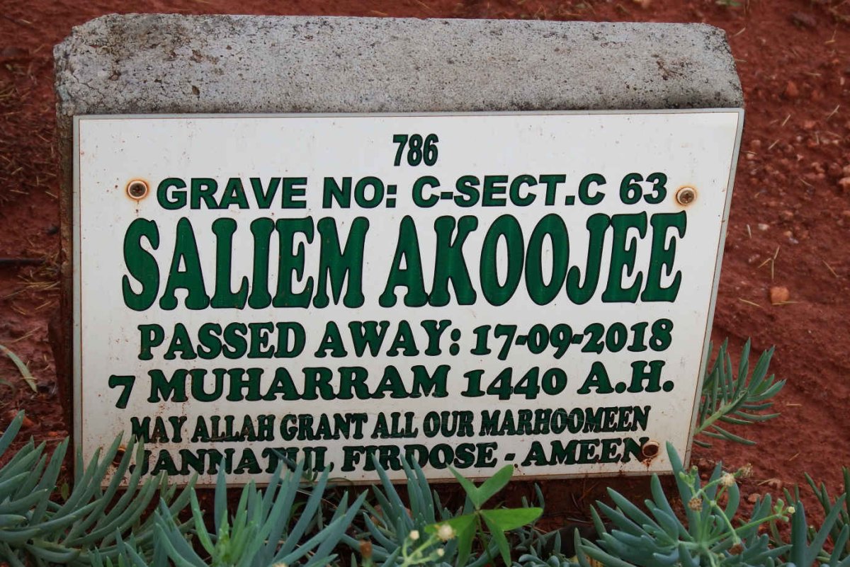 AKOOJEE Saliem -2018