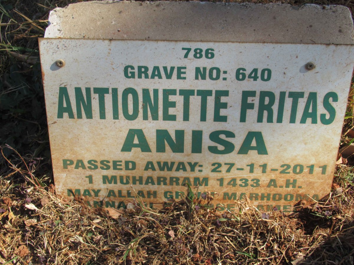 ANISA Antionette Fritas -2011