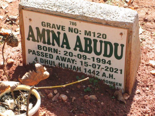 ABUDU Amina 1994-2021