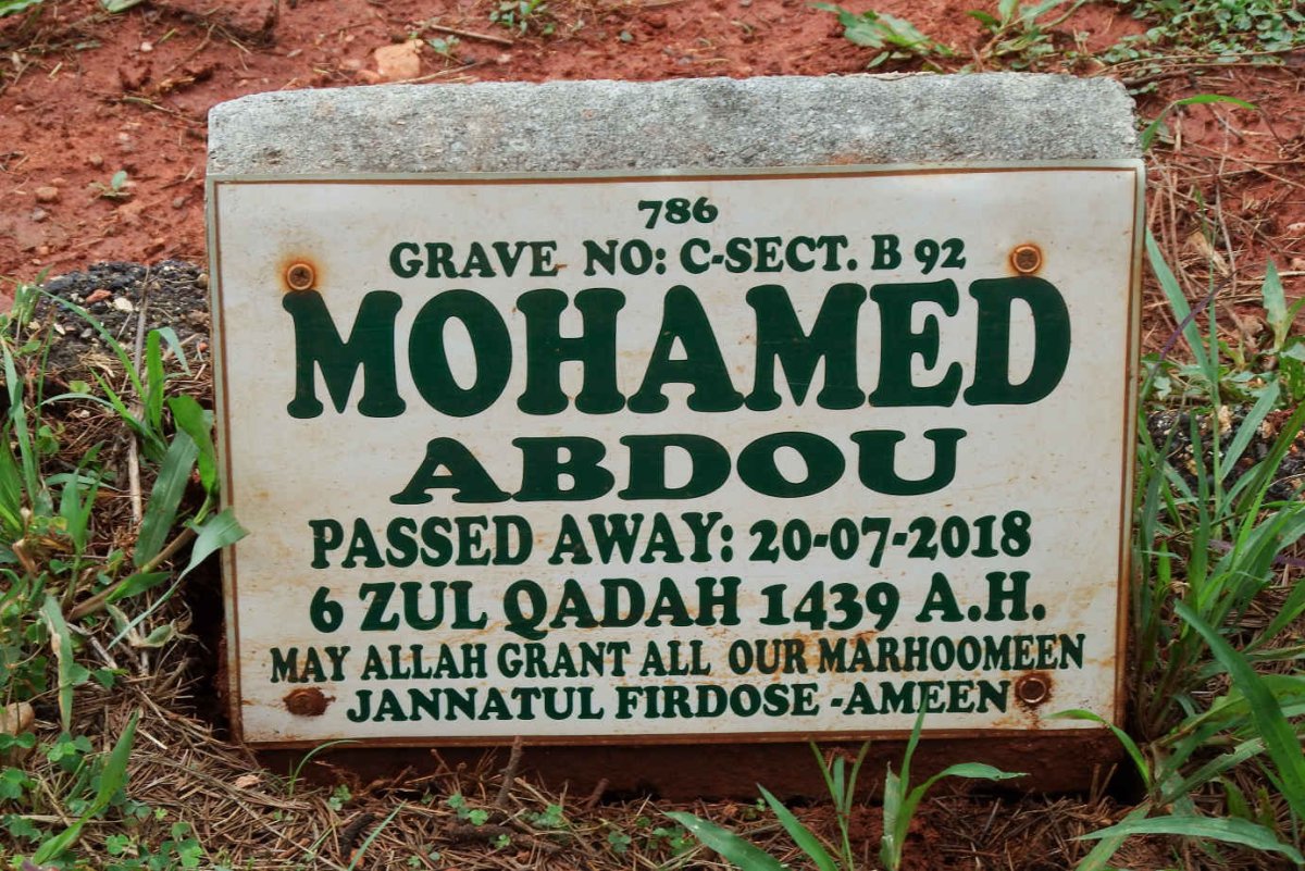 ABDOU Mohamed -2018