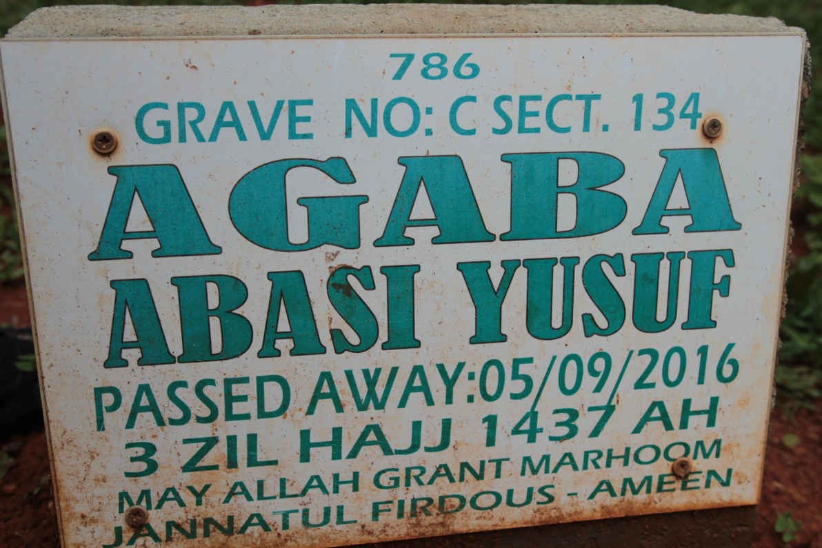 AGABA Abasi Yusuf -2016