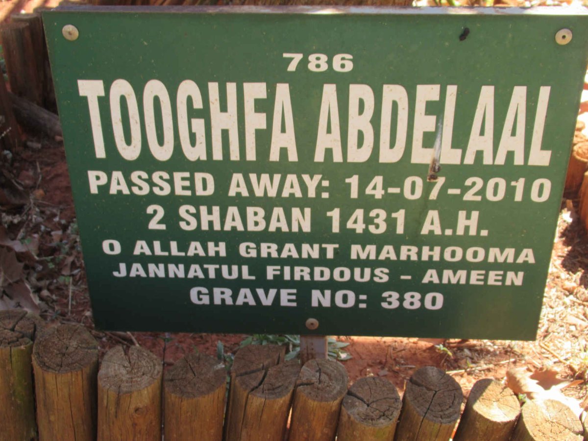 ABDELAAL Tooghfa -2010