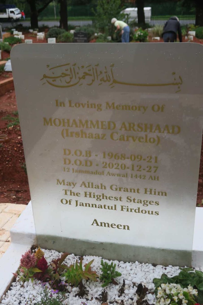 ARSHAAD Mohammed 1968-2020