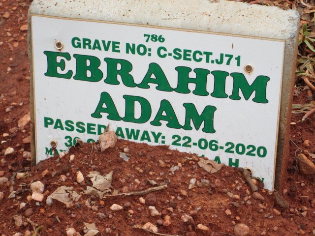 ADAM Ebrahim -2020