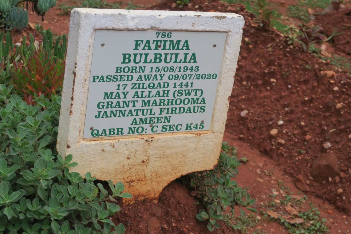 BULBULIA Fatima 1943-2020