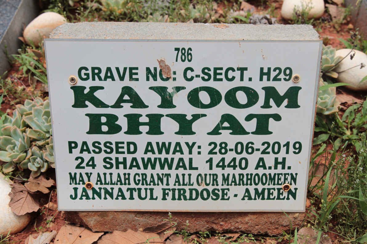 BHYAT Kayoom-2019