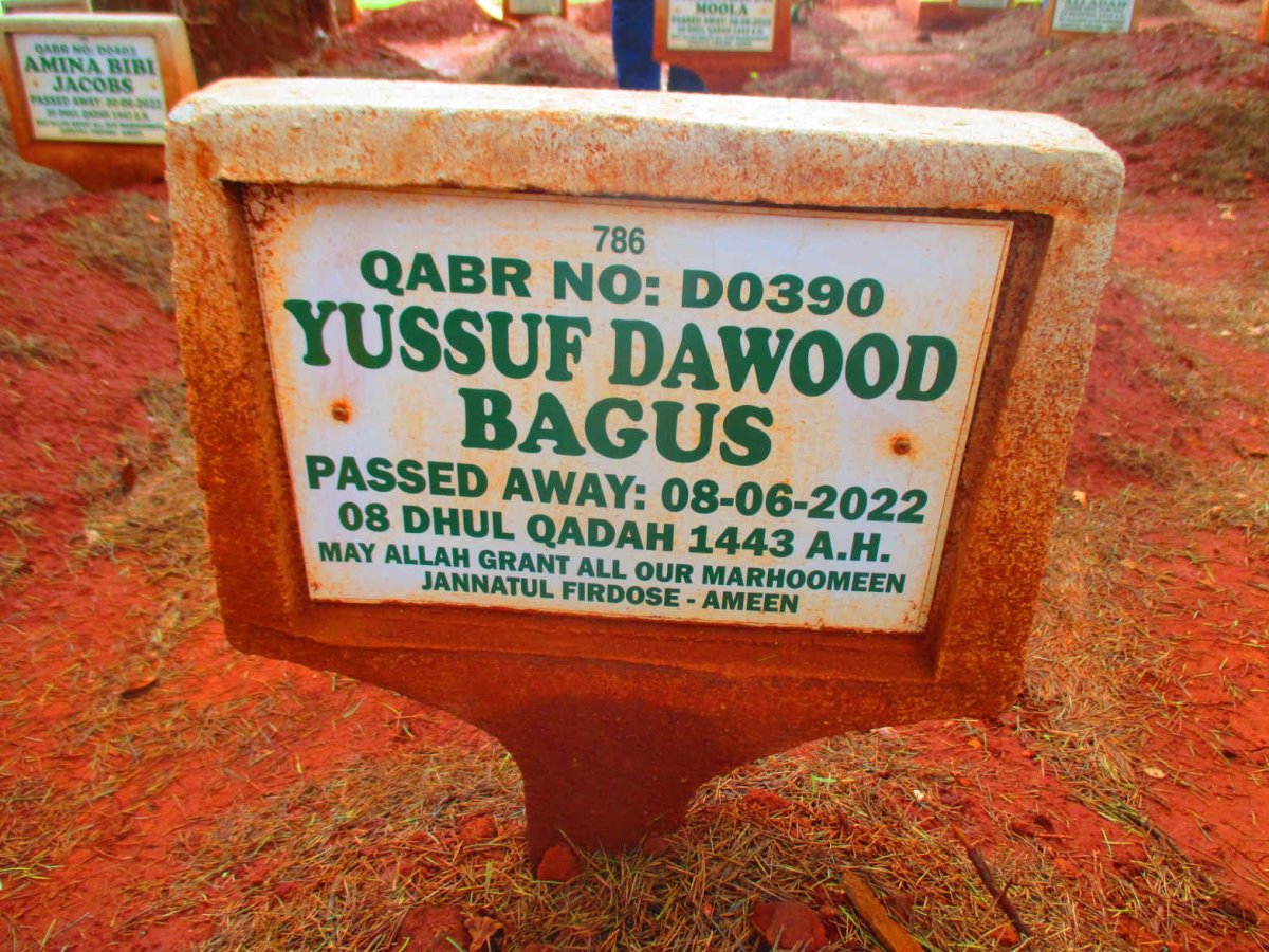 BAGUS Yussuf Dawood -2022