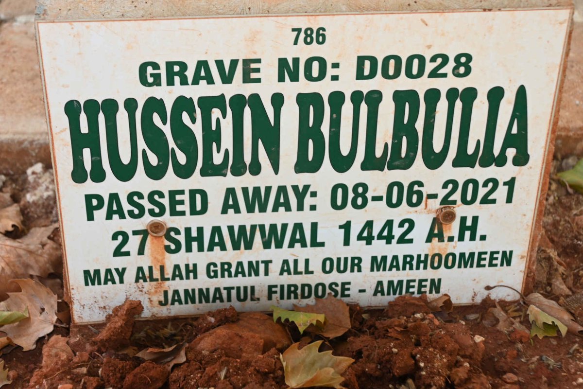 BULBULIA Hussein -2021