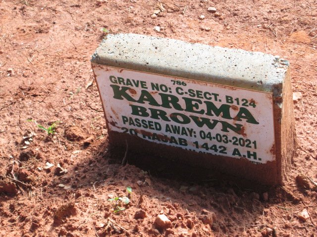 BROWN Karema -2021