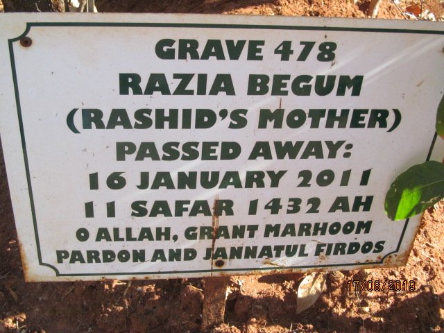 BEGUM Razia -2011