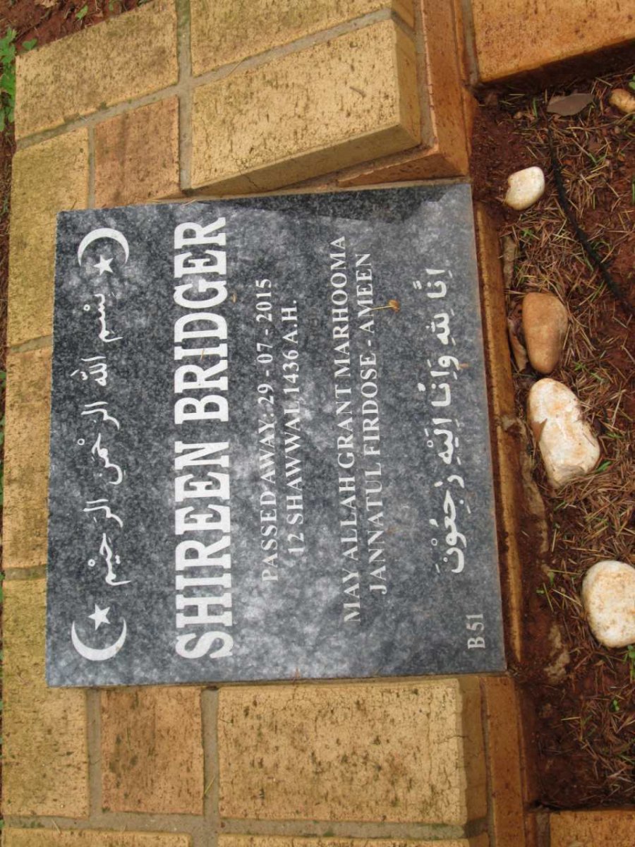 BRIDGER Shireen -2015
