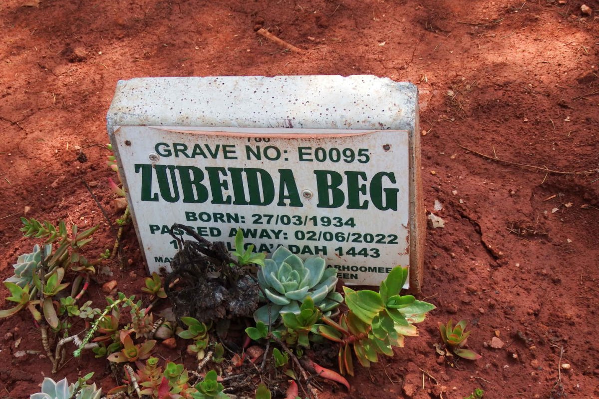 BEG Zubeida 1934-2022