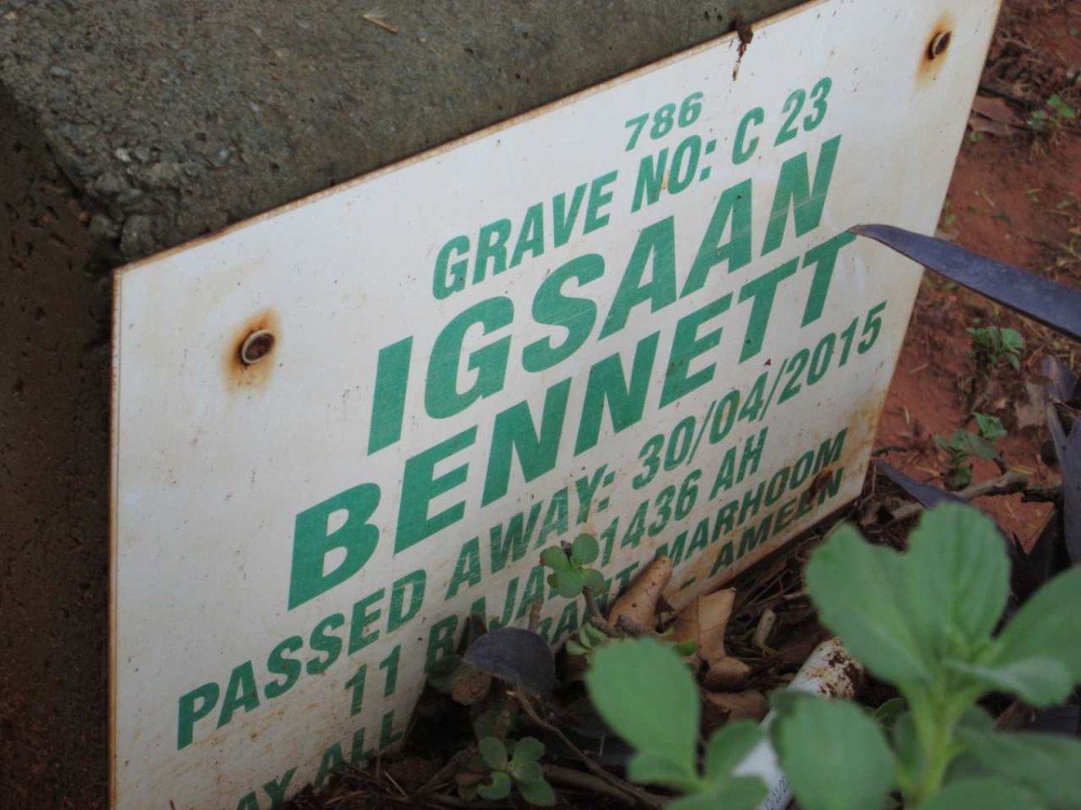BENNETT Igsaan -2015