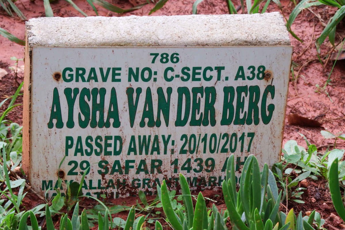 BERG Aysha, van der -2017