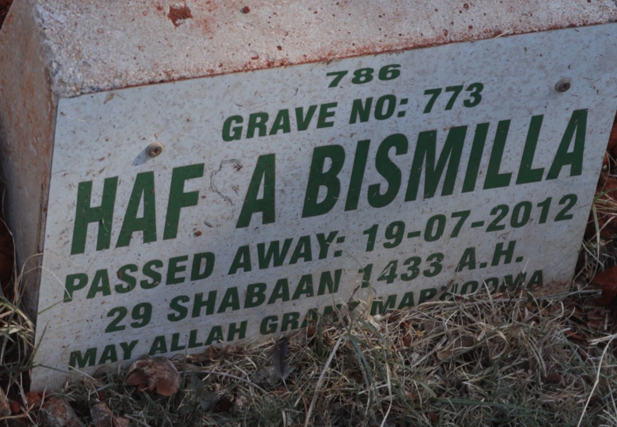 BISMILLA Hafsa -2012