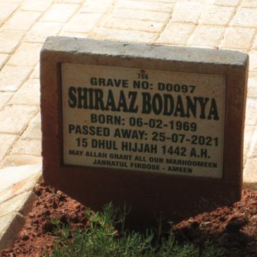 BODANYA Shiraaz 1969-2021