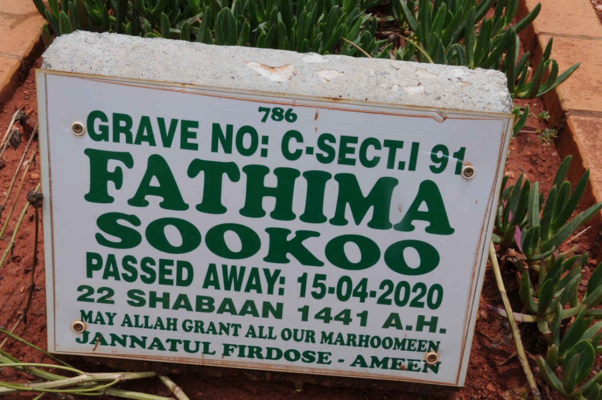 BHAYLA Fathima Sookoo -2020