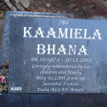 BHANA Kaamiela 1979-2010