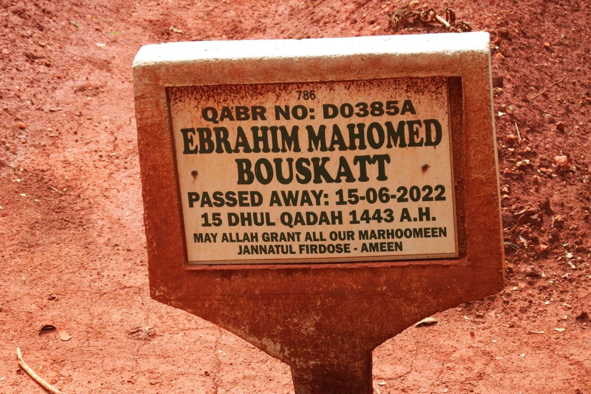 BOUSKATT Ebrahim Mahomed -2022