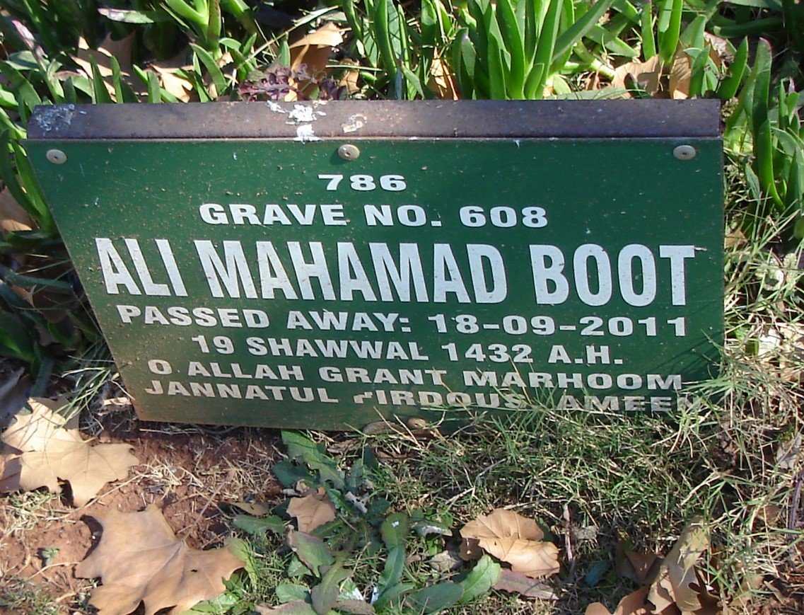 BOOT Ali Mahamad -2011