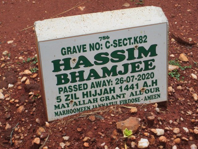 BHAMJEE Hassin -2020