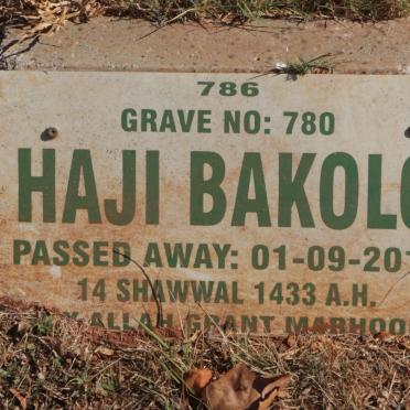 BAKOLO Haji -2012