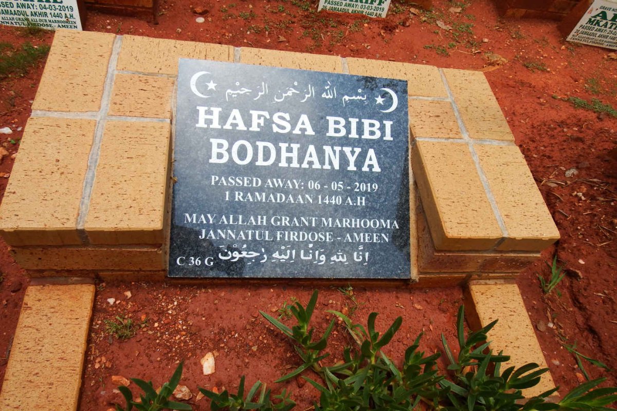 BODHANYA Hafsa Bibi -2019