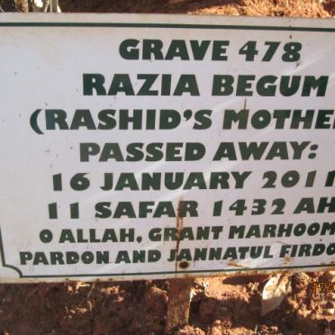 BEGUM Razia -2011