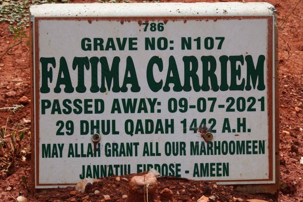 CARRIEM Fatima -2021