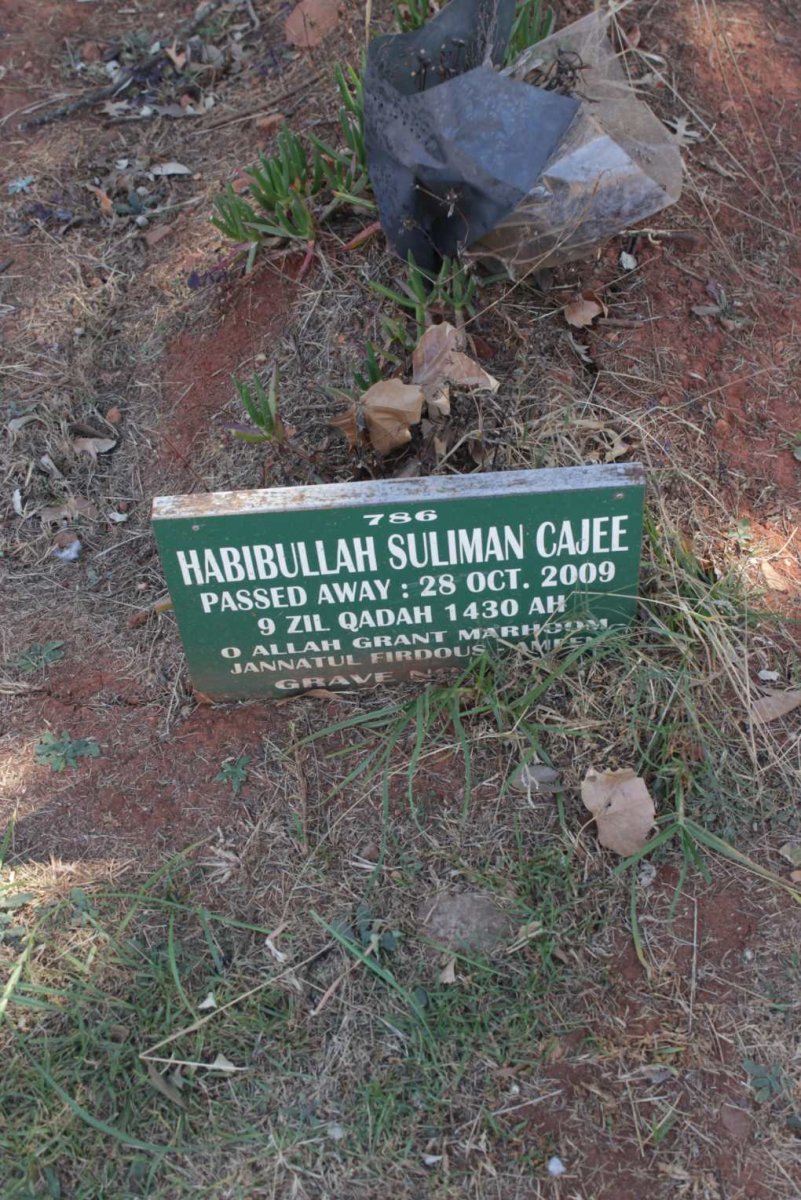 CAJEE Habibullah Suliman -2009