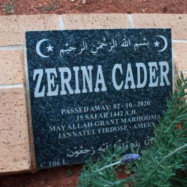 CADER Zerina -2020