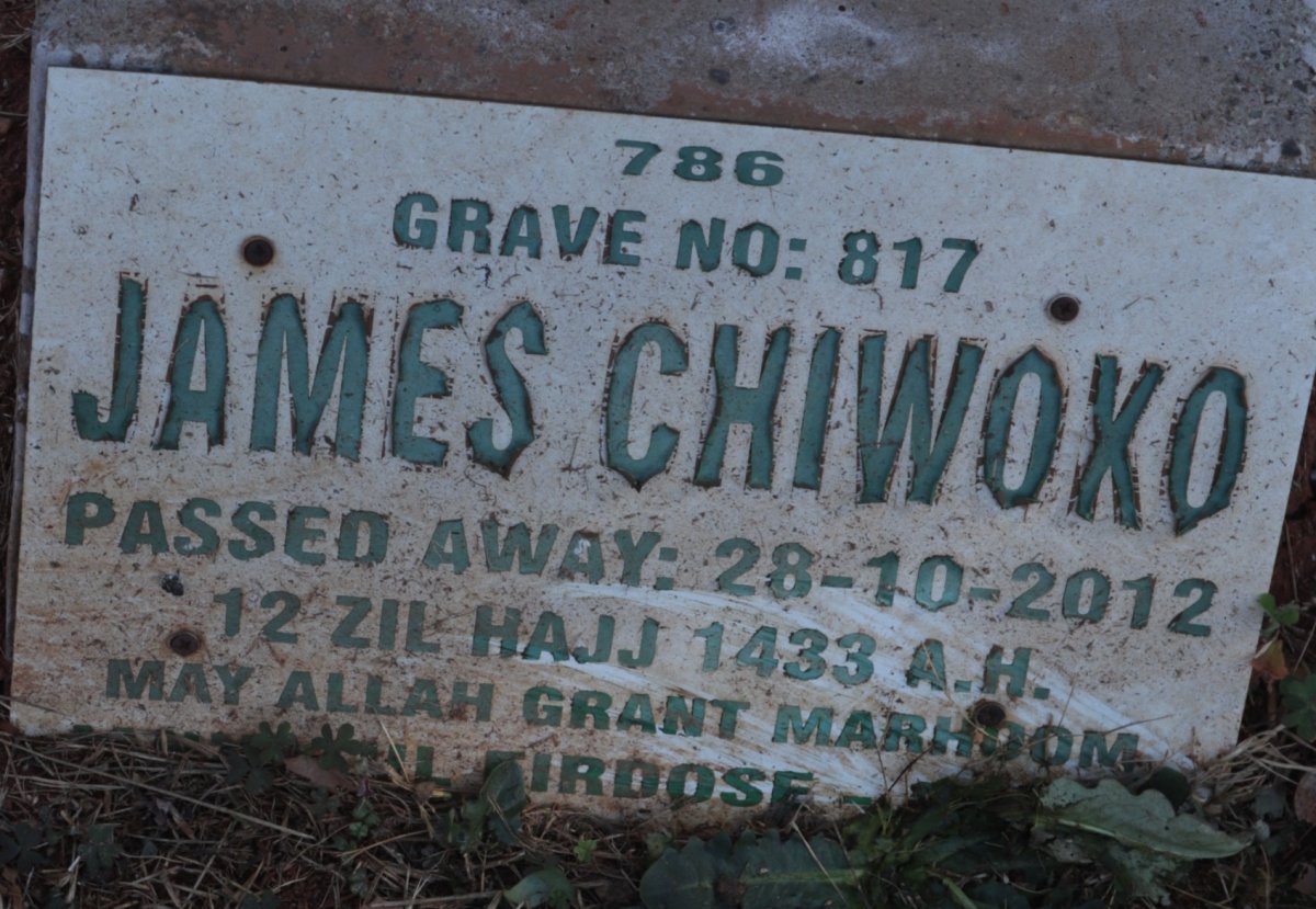 CHIWOXO James -2012