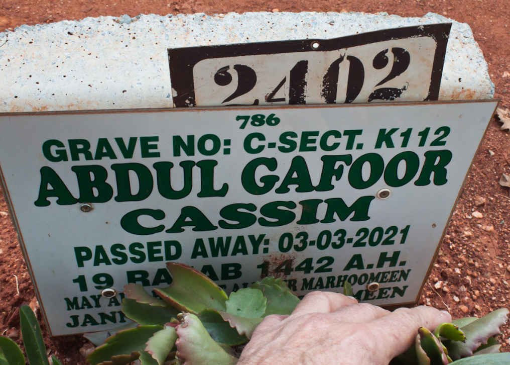 CASSIM Abdul Gafoor -2021