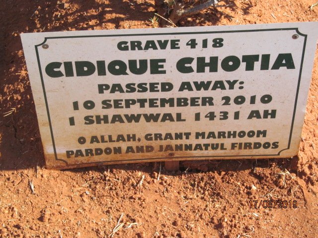 CHOTIA Cidique -2010