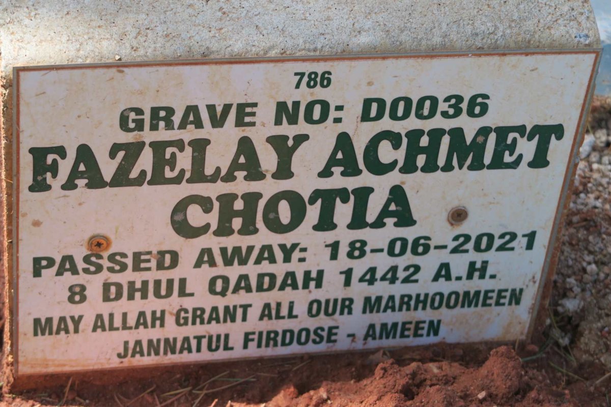 CHOTIA Fazelay Achmet -2021