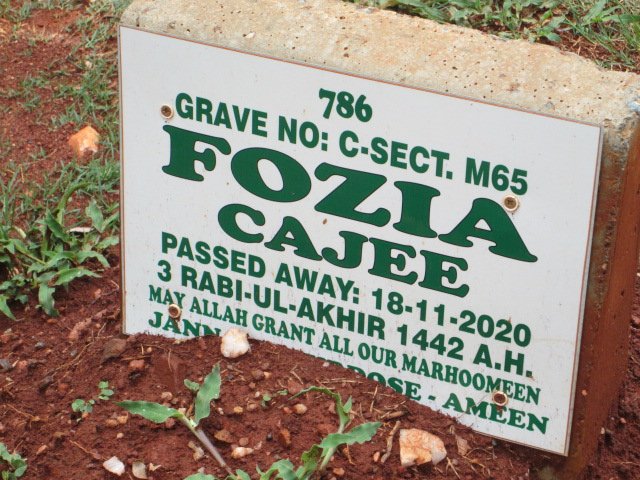 CAJEE Fozia -2020