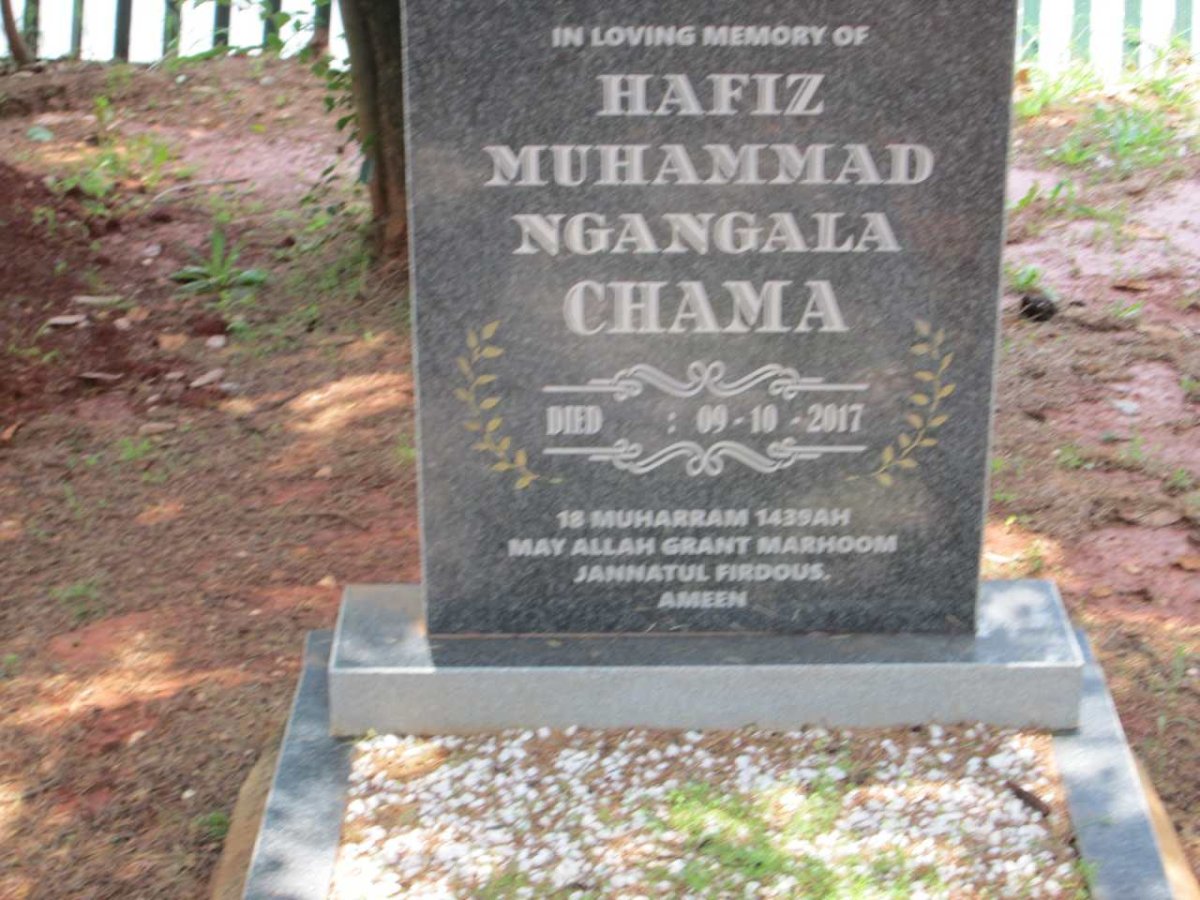 CHAMA Hafiz Muhammad Ngangala -2017