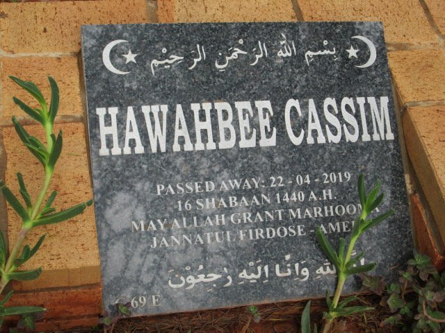 CASSIM Hawahbee -2019