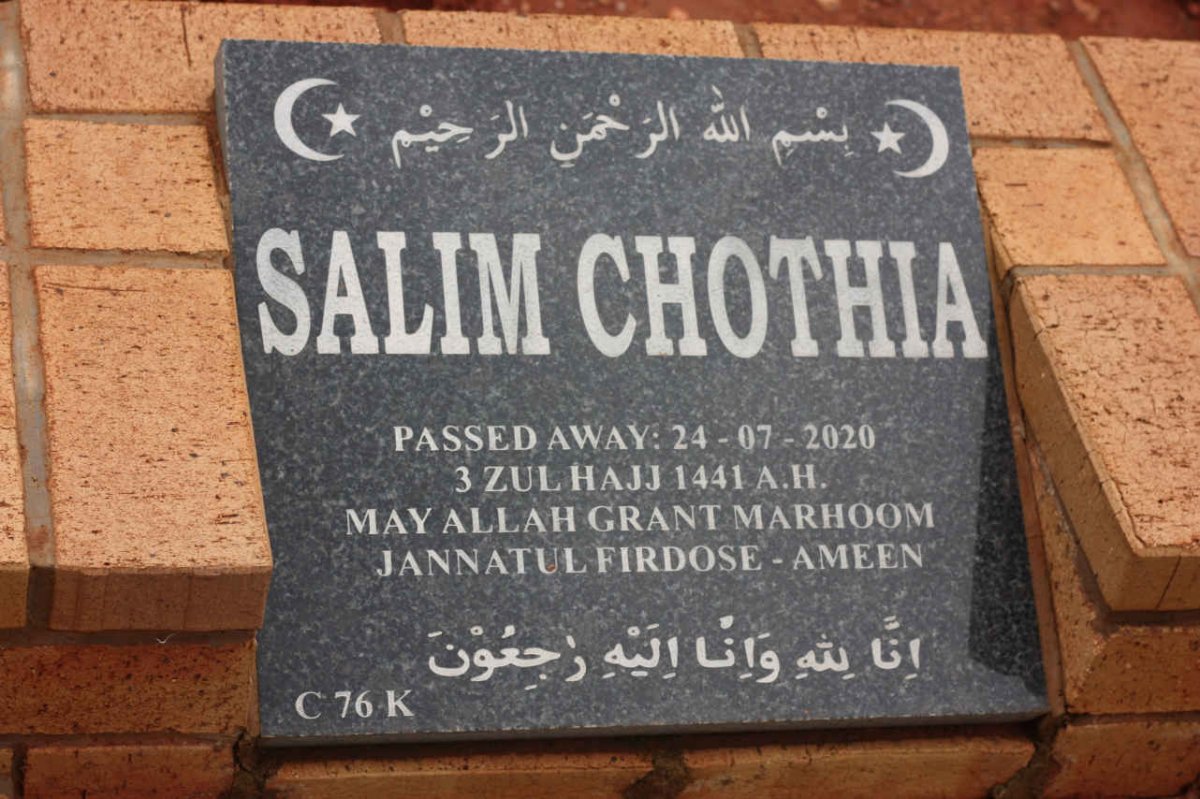 CHOTHIA Salim -2020