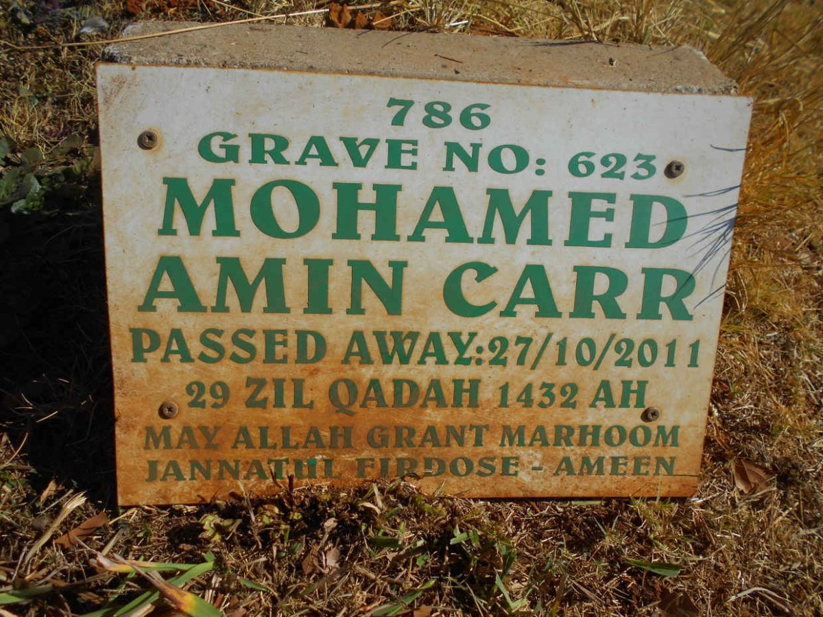 CARR Mohamed Amin -2011