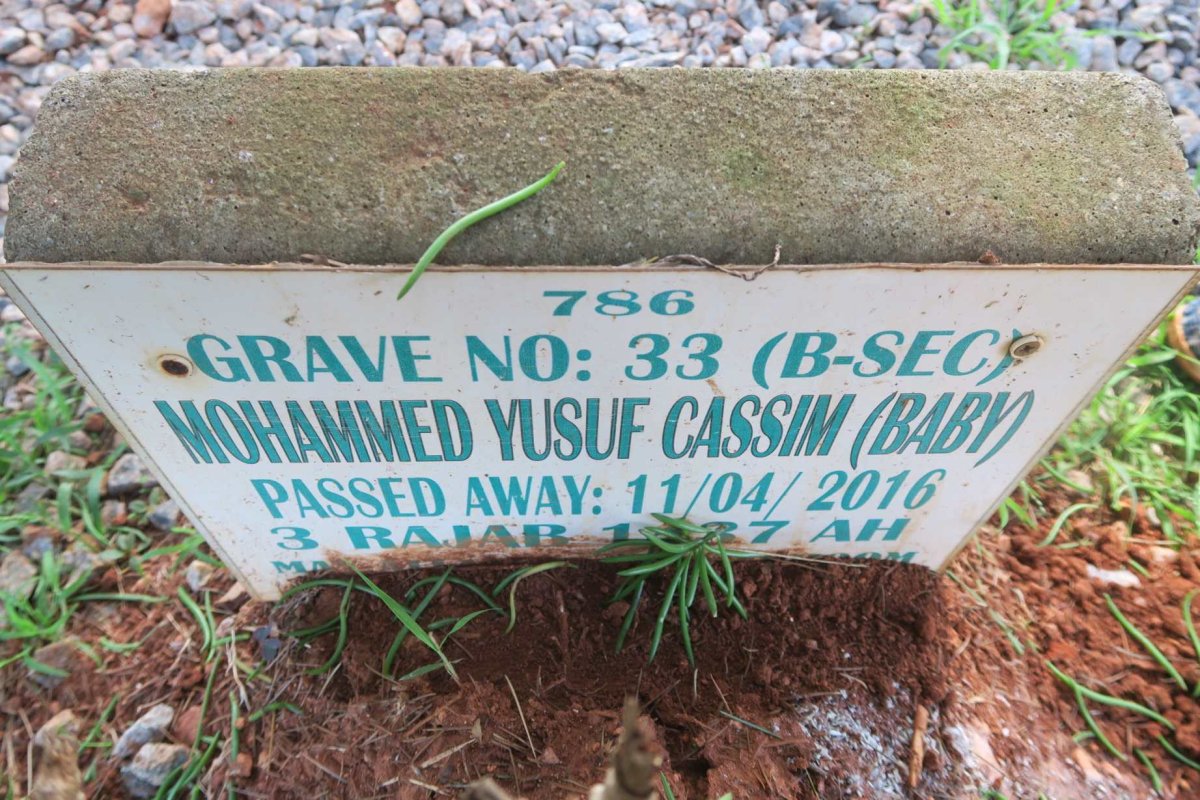 CASSIM Mohammed Yusuf -2016