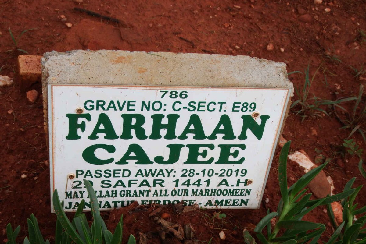CAJEE Farhaan -2019