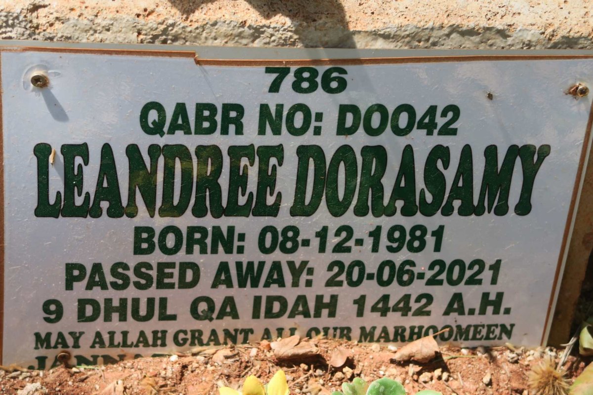 DORASAMY Leandree 1981-2021