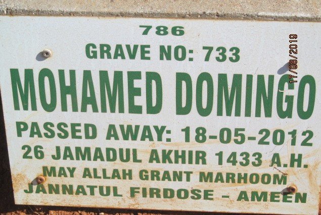 DOMINGO Mohamed -2012