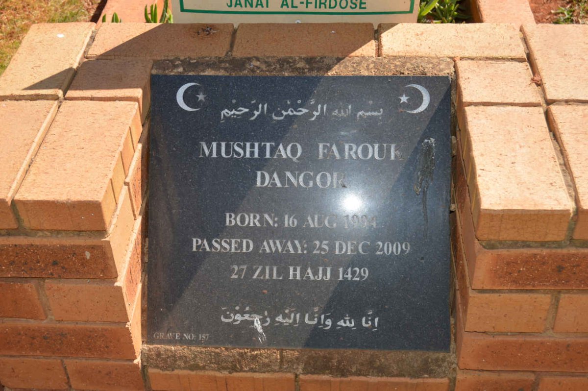 DANGOR Mushtaq -2008 :: DANGOR Mushtaq Farouk 1994-2009