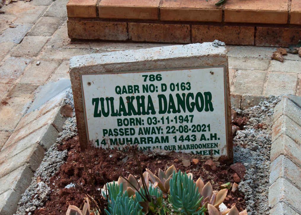 DANGOR Zulakha 1947-2021
