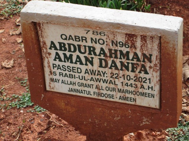 DANFA Abdurahman Aman -2021